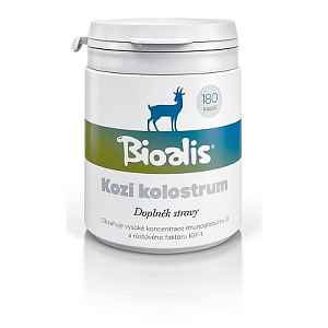 Bioalis Kozí kolostrum 180 tob.
