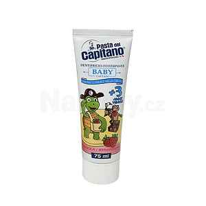 Pasta del Capitano Baby Strawberry dětská zubní pasta 75 ml
