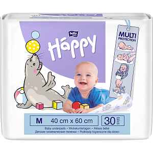 Bella Happy Dětské hygienické podložky 40x60cm 30ks