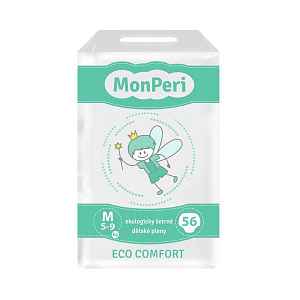 MonPeri ECO Comfort M 5-9 kg dětské pleny 56 ks