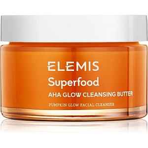 Elemis Superfood AHA Glow Cleansing Butter čisticí pleťová maska pro rozjasnění pleti 90 ml