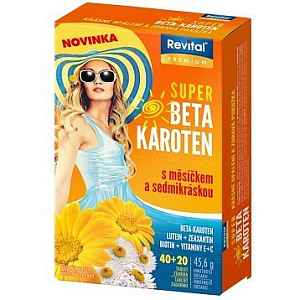 Revital Super Beta-karoten + měsíček + sedmikráska tbl.40+20