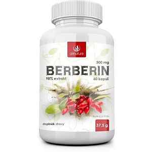 Allnature Berberin Extrakt 98% 500 mg 60 kapslí