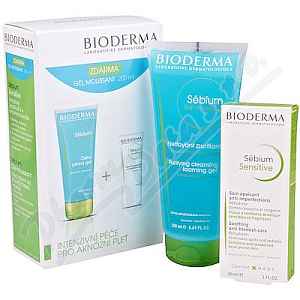 BIODERMA Sébium Sensit.30ml +Sébium Gel mous.200ml