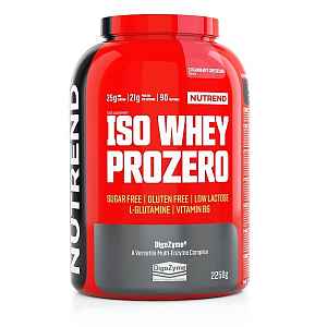 Nutrend ISO Whey prozero jahodový cheesecake 2250g
