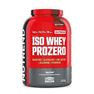 Nutrend ISO Whey prozero čokoládové brownies 2250g