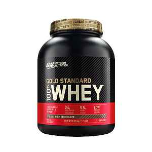 Optimum Nutrition 100% Whey Gold Standard, dvojitá bohatá čokoláda, 4540g