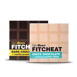 Gymbeam Fitcheat Protein Chocolate 90 g dark chocolate vanilla