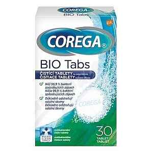 Corega Bio Antibakteriální tablety 30 ks
