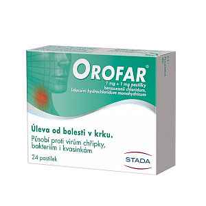 OROFAR 1MG/1MG pastilka 24