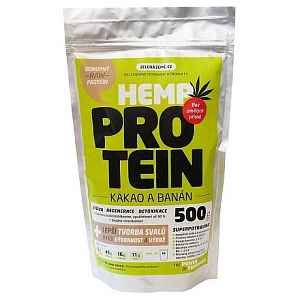 Zelená Země Konopný protein 500g kakao s banánem