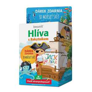 IMUNIT Hlíva s rakytníkem Jack Hlívák 60 tablet DÁREK ZDARMA