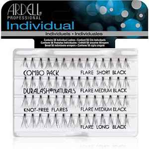Ardell Individuals Combo Pack trsové nalepovací řasy bez uzlíku