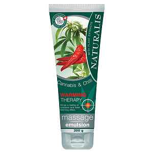 Naturalis masážní emulze Cannabis a Chilli 200ml