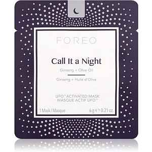 FOREO UFO™ Call It a Night noční revitalizační maska pro obnovu pleti s vyživujícím účinkem  7 x 6 g