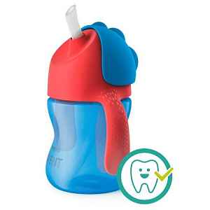 AVENT Hrnek s brčkem Bendy 200ml chlapec
