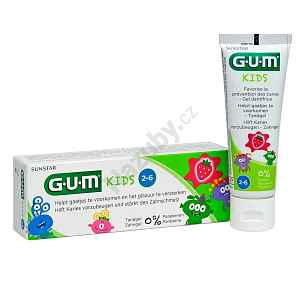 GUM zub. pasta Kids (2-6let) jahoda 50ml B3000EE