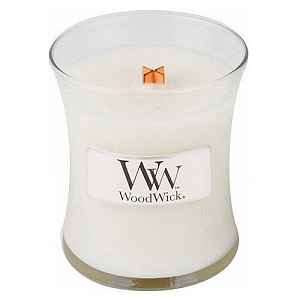 WoodWick Vonná svíčka váza Linen  85 g