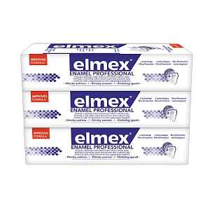 Elmex Zubní pasta Dental Enamel Protection Professional 3x 75ml