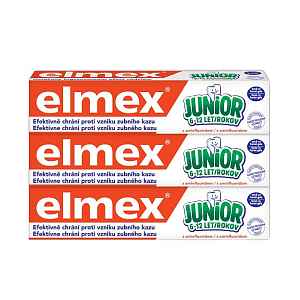 Elmex Zubní pasta Junior 3x 75ml