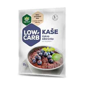 Topnatur Low Carb Kaše kakao a borůvka 60 g