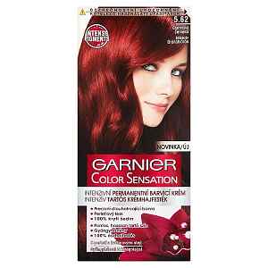 Garnier Color Sensation Intenzivní permanentní barvicí krém granátově červená 5.62