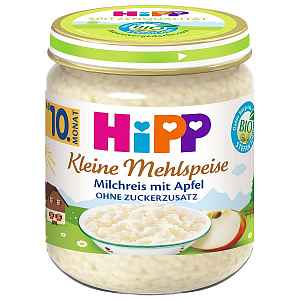 HiPP BIO Mléčná rýže s jablky od uk. 9. měsíce, 200 g