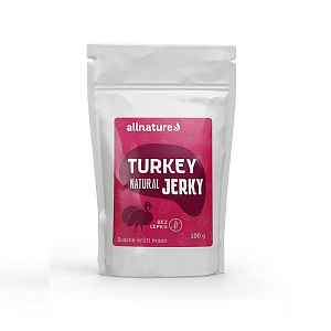 Allnature Turkey Natural Jerky sušené krůtí maso 100g