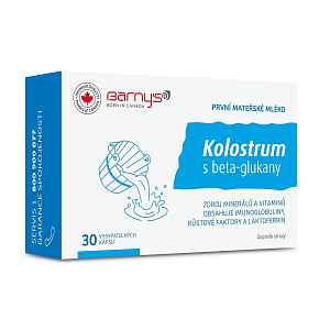 Barny´s Kolostrum s beta-glukany 30 kapslí