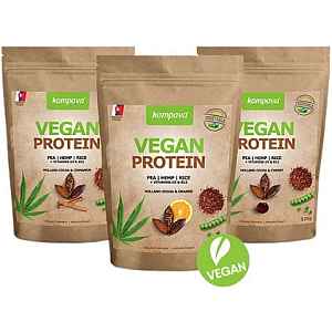 Kompava Vegan Protein 525g/15 dávek - čokoláda - višeň