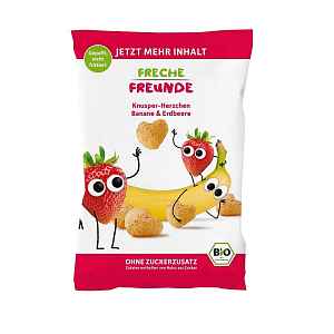 Freche Freunde BIO Křupky Kukuřice, banán a jahoda 30 g