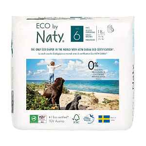 NATY NATURE BABYCARE 6 PANTS , 18 ks (16+ kg) - kalhotkové pleny