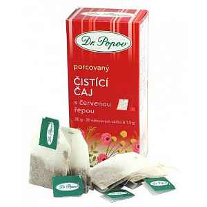 Čaj čistící s červenou řepou Dr.Popov n.s.20x1.5g