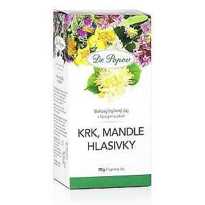 Dr.Popov Čaj Krk Mandle Hlasivky 50g