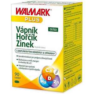 Walmark Vápník Hořčík Zinek Osteo 90 tablet