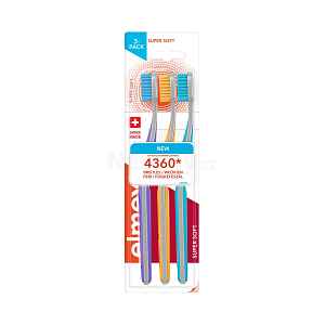 Elmex Zubní kartáček super soft 3 ks
