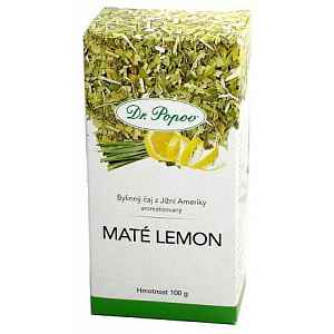 Maté zelené Lemon 100g ochucený byl.Dr.Popov