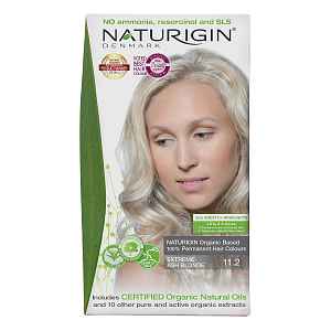 NATURIGIN Organic Based 100% Permanent Hair Colours Extreme Ash Blond.11.2 barva na vlasy 115 ml