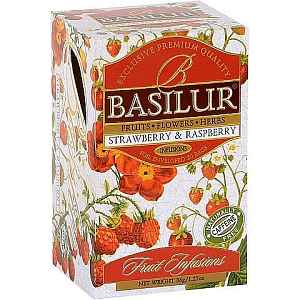 BASILUR Fruit Strawberry & Raspberry přebal 20x1,8g