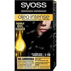 Syoss Oleo Intense permanentní barva na vlasy s olejem odstín 1-10 Intensive black