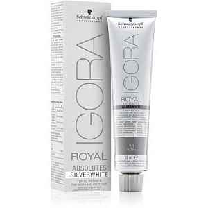 Schwarzkopf Professional IGORA Royal Absolutes SilverWhite tónující demi-permanentní barva na vlasy pro stříbrné a bílé vlasy odstín Slate Grey  60 ml