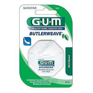 GUM Weave zubní nit voskovaná s mentolem 54,8 m