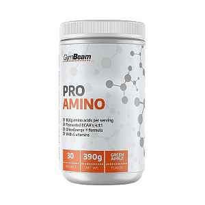GymBeam ProAmino stim-free zelené jablko 390g