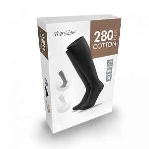 MAXIS RELAX 280 DEN COTTON AD vel. S (36–38) podpůrné punčochy černé