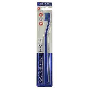 Swissdent Profi Colours Soft Medium 1ks (Zubní kartáček) odstín černý