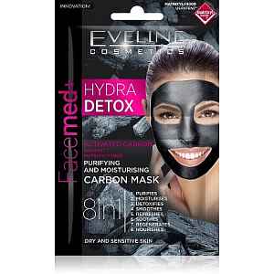 EVELINE Facemed Hydra Detox pleťová maska 8v1 2x5ml