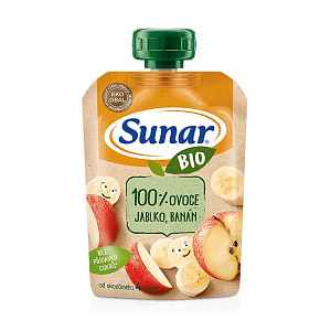 Sunar BIO kapsička Jablko banán 100g