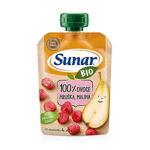 Sunar BIO kapsička Hruška malina 100g