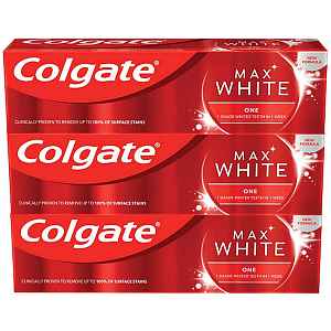 COLGATE Zubní pasta Max White One Sensational Mint 3x 75 ml