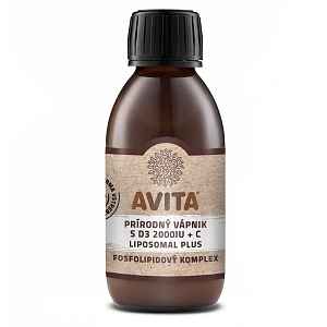 AVITA Přírodní vápník s D3+C liposomal plus 200 ml